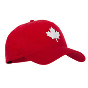 Canada Maple Leaf Symbol Logo Heat Transfer Solid Cotton Pro Style Cap