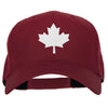 Canada Maple Leaf Symbol Logo Heat Transfer Solid Cotton Pro Style Cap