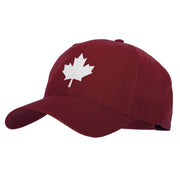 Canada Maple Leaf Symbol Logo Heat Transfer Solid Cotton Pro Style Cap