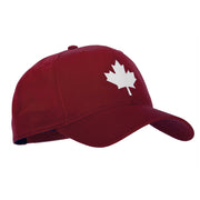 Canada Maple Leaf Symbol Logo Heat Transfer Solid Cotton Pro Style Cap