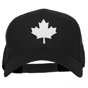 Canada Maple Leaf Symbol Logo Heat Transfer Solid Cotton Pro Style Cap