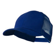 Cotton Brush Mesh Trucker Cap