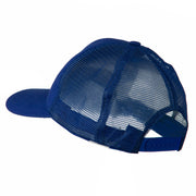 Cotton Brush Mesh Trucker Cap