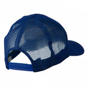 Cotton Brush Mesh Trucker Cap