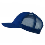 Cotton Brush Mesh Trucker Cap