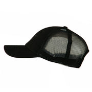 Cotton Brush Mesh Trucker Cap