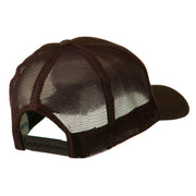 Cotton Brush Mesh Trucker Cap