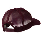 Cotton Brush Mesh Trucker Cap