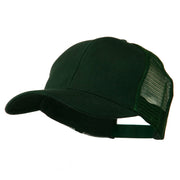 Cotton Brush Mesh Trucker Cap