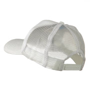 Cotton Brush Mesh Trucker Cap