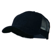 Cotton Brush Mesh Trucker Cap