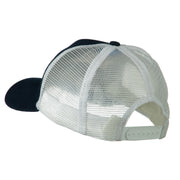 Cotton Brush Mesh Trucker Cap