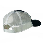 Cotton Brush Mesh Trucker Cap