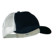 Cotton Brush Mesh Trucker Cap