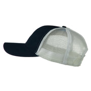 Cotton Brush Mesh Trucker Cap