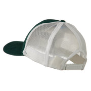 Cotton Brush Mesh Trucker Cap