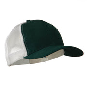 Cotton Brush Mesh Trucker Cap