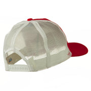 Cotton Brush Mesh Trucker Cap