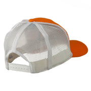 Cotton Brush Mesh Trucker Cap