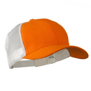 Cotton Brush Mesh Trucker Cap