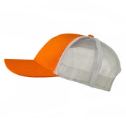 Cotton Brush Mesh Trucker Cap