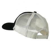 Cotton Brush Mesh Trucker Cap