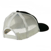 Cotton Brush Mesh Trucker Cap