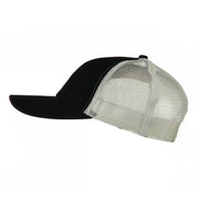 Cotton Brush Mesh Trucker Cap