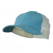 Cotton Brush Mesh Trucker Cap