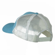 Cotton Brush Mesh Trucker Cap