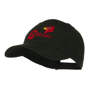 Cardinals with Bird Head Embroidered Cap