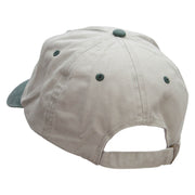 Ninja Gamer Embroidered Pigment Dyed Wash Cap - Beige-Green OSFM