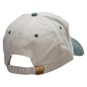 Ninja Gamer Embroidered Pigment Dyed Wash Cap - Beige-Green OSFM