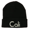 Cali Embroidered Long Beanie