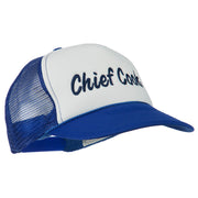 Chief Cook Embroidered Foam Mesh Cap