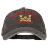 Combat Engineer Veteran Embroidered Washed Cotton Twill Cap