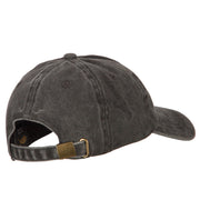 Combat Engineer Veteran Embroidered Washed Cotton Twill Cap