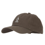 Chess Bishop Embroidered Unstructured Washed Cap