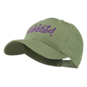 Celebrate Wording Embroidered Cap