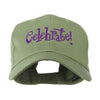 Celebrate Wording Embroidered Cap