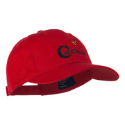 Cardinals with Bird Head Embroidered Cap