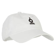 Chess Bishop Embroidered Unstructured Washed Cap