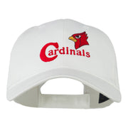 Cardinals with Bird Head Embroidered Cap