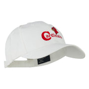 Cardinals with Bird Head Embroidered Cap