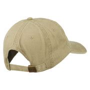 California with Bear Embroidered Washed Cap