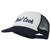 Chief Cook Embroidered Foam Mesh Cap