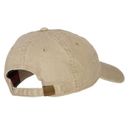 Combat Engineer Veteran Embroidered Washed Cotton Twill Cap