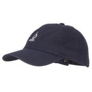 Chess Bishop Embroidered Unstructured Washed Cap