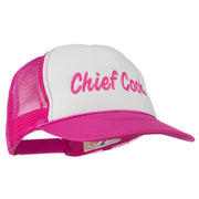 Chief Cook Embroidered Foam Mesh Cap