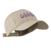 Celebrate Wording Embroidered Cap